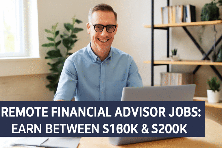 Remote Financial Advisor Jobs: Earn Between $100k & $200k
