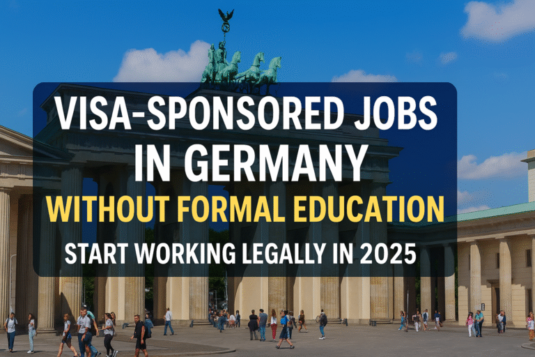 Visa-Sponsored Jobs in Germany Without Formal Education