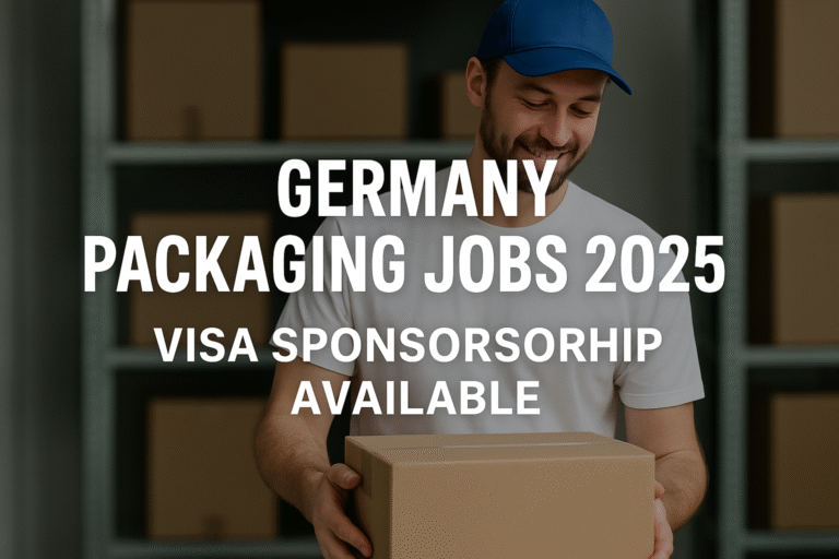 Germany Packaging Jobs 2025 – Visa Sponsorship Available